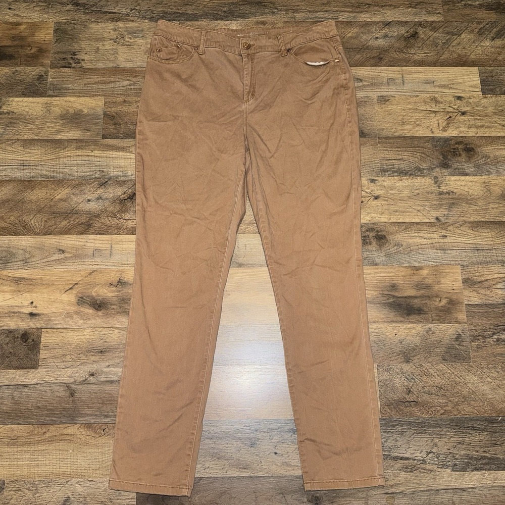 Chico's The Platinum Jegging Beige Size 2
